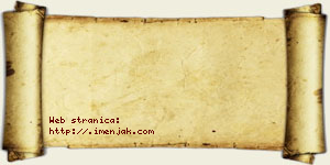 Anđa Vilimonović vizit kartica